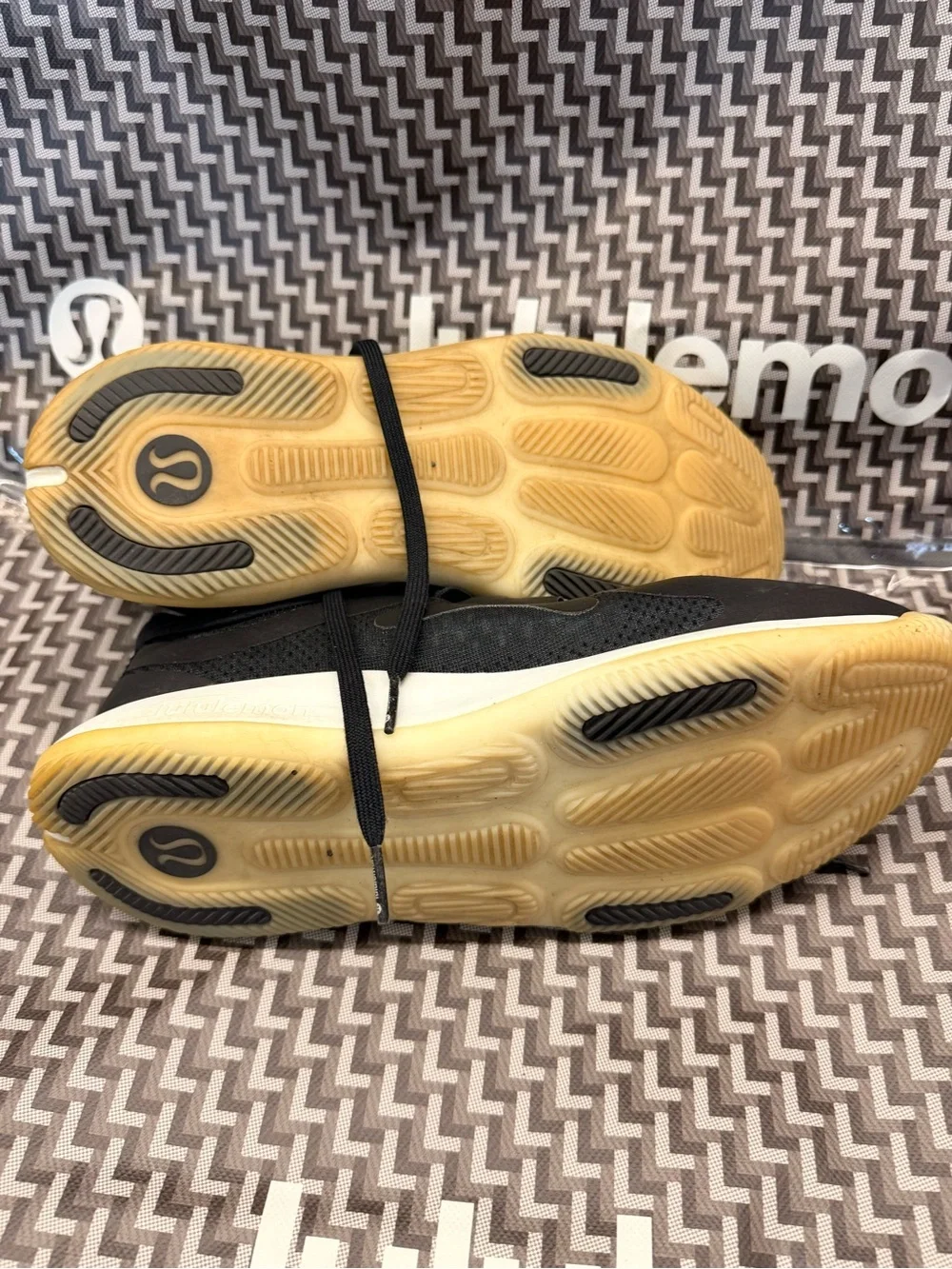 lululemon athletica Black and Yellow Women's Sneakers